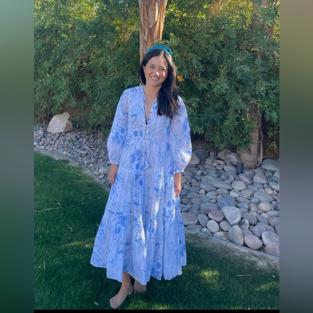 Perrin & Co cotton maxi boho dress